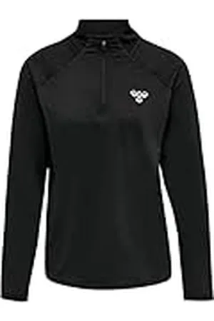 Hummel HmlGG12 Training 1/2 Zip Sweat Woman Sudadera, Mujer, Black, M
