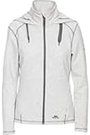 Trespass Panache - Chaqueta de forro polar con capucha para mujer (300 g/m²), Mujer, Chaqueta de forro polar caliente con capucha Stzle con lazo delantero y cuello 300gsm, FAFLFLTR0008_LGMXXS, , XXS