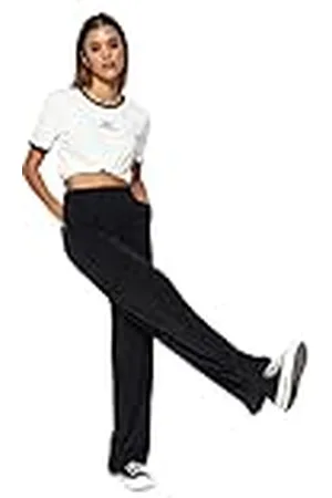 Trendyol Pantalones de Pierna Ancha de Cintura Alta para Mujer, , S