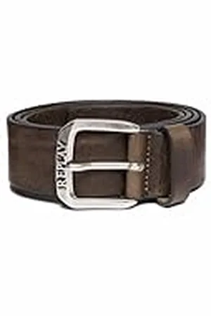 Replay Cinturón de piel para hombre, , 95 cm