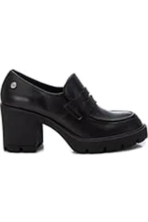 Xti Mocasines Mujer Negro - Calzado Cómodo y Versátil - Moda Casual - Modelo 14330101 (Talla 41)