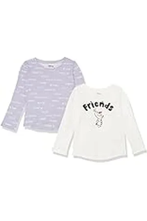 Amazon Disney | Marvel | Star Wars | Frozen | Princess Camisetas de Manga Larga Niña, Pack de 2, , 10 años