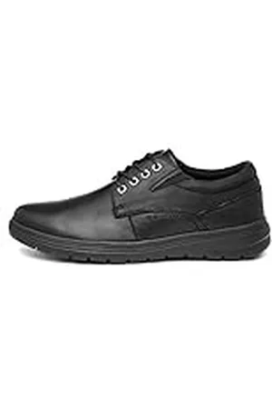 Hush Puppies Triton con Cordones, Oxford Hombre, Black, 46.5 EU