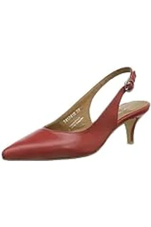 Andrea Conti 1417418, Sandalias con Correa de Tobillo Mujer, Rojo (Rot (Rot 021), 35