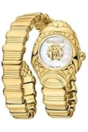 Roberto Cavalli Reloj Analógico para Mujeres de Cuarzo con Correa en Acero Inoxidable RV1L162M0021