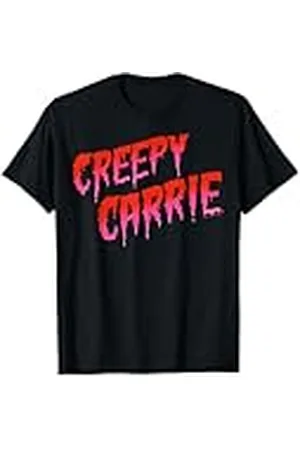 CARRIE Creepy Texto Camiseta
