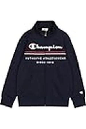 Champion Legacy Graphic Shop B (306840) -Ultra-Light Soft Compact Powerblend Fleece Full-Zip Sudadera Deporte Mujer, , 3-4 años para Niños