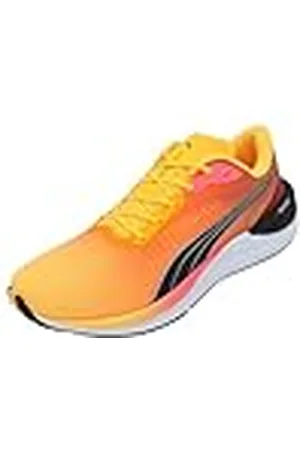 PUMA Electrify Nitro 3 Fade, Road Running Shoe Hombre, Sun Stream-Sunset Glow White, 46 EU