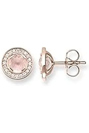 Thomas Sabo Pendientes de mujer con circonita, plata de ley 925, H1858-417-9