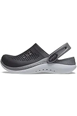 Crocs Unisex Niño LiteRide 360 Clog T Zueco, Black/Slate Grey, 22/23 EU