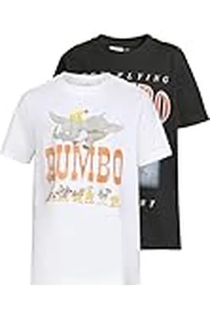 Mister Tee Mtk337a-t-shirt 2 Pack-Kurzarm-Dumbo Camiseta, , 110-116 para Niños