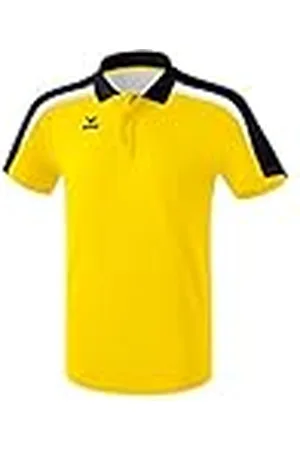Erima GmbH Liga 2.0 Polo, Unisex niños, Amarillo/Negro/Blanco, 140