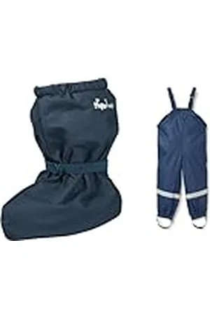 Playshoes Set: Pantuflas + Pantalón Impermeable, Azul/Azul Set, Small+116