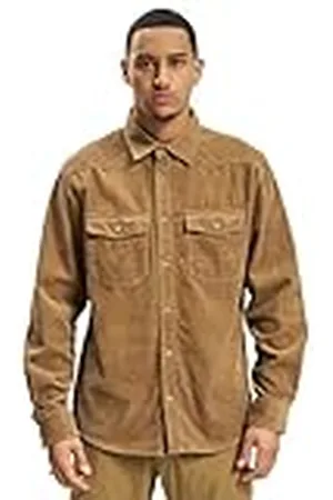 Brandit Corduroy Classic Shirt Long SL, Hombre, , S