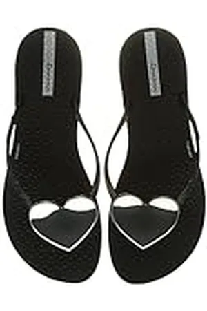 Ipanema Maxi Fashion Kids, Chanclas, Black Black Glitter, 29/30 EU