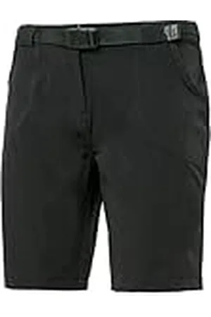 Izas Lee Pantalón Corto, Mujer, Negro (Black / Spicy Green), S
