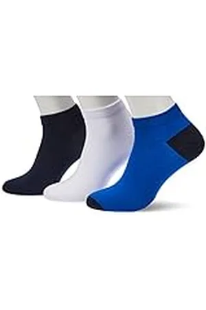 JACK & JONES Jacox Solid Short Socks 5 Pack Calcetines, Blazer/Pack: Bright White-Skydiver-Port Royale-Navy Blazer, Talla única para Hombre