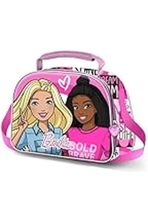 KARACTERMANIA Barbie Brave-Bolsa Portamerienda 3D, Rosa, 25,5 x 20 cm