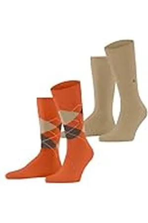 Burlington Everyday Mix Multipack M So algodón estampados 2 pares, Calcetines Hombre, , 40-46