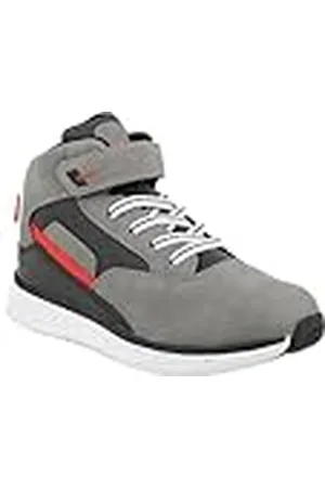 Primigi B&G TIMBY, Zapatillas de Gimnasio, Grigio-Rosso, 25 EU