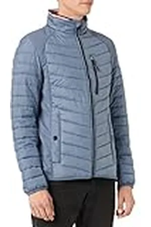 TOM TAILOR Hombre Chaqueta acolchada híbrida 1031475, , M