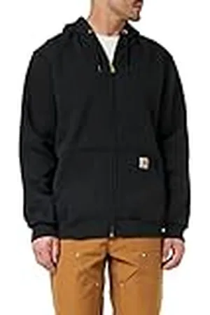 Carhartt Hombre, Sudadera Con Cierre De Cremallera Completo, Ajuste Holgado, Tejido De Grosor Medio, , L