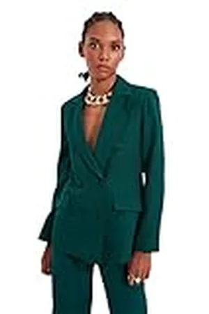 Trendyol Button Detaillierte Jacke Chaqueta Blazer, , 42 Mujeres