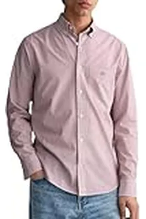 GANT Reg Poplin-Camiseta de banquero Camisa, , XL Hombres