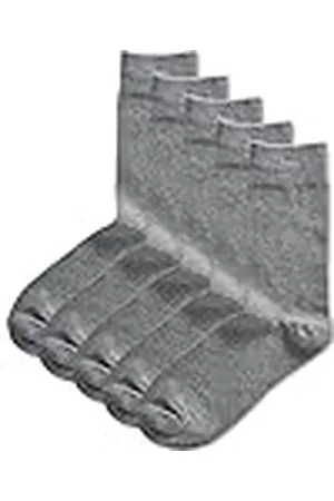 JACK & JONES Jacjens Noos-Calcetines (5 Unidades), Gris Claro. Detalles: LGM-LGM-LGM-LGM-LGM-LGM, Talla única para Hombre
