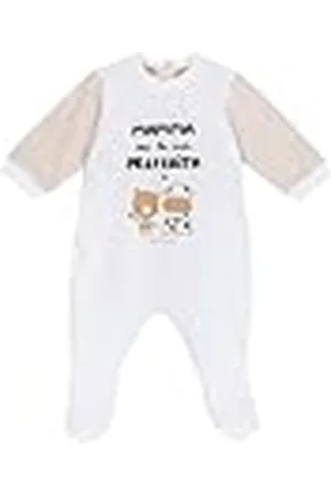 chicco Pelele Bebé Niño y Niña de Algodón Suave y Ligero con Cómoda Abertura con Cremallera, Ideal para Primavera y Otoño, Designed in Italy, Ropa Bebé Niño y Niña 0-24 Meses