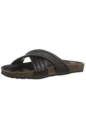 Pieces® Pstahi Leather Sandal Cork Blk, Zuecos Mujer, , 41 EU