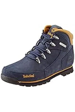 Timberland Euro Rock (Junior), Chukka/Mid Unisex niños, Azul (Navy Nubuck), 39 EU