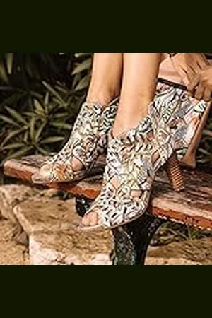 LAURA VITA Alcbaneo 049, Sandalias Peeptoe Mujer, , 41 EU