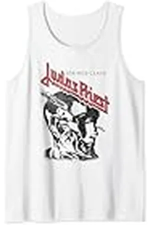 Judas Priest – Stained Class Black On White Camiseta sin Mangas