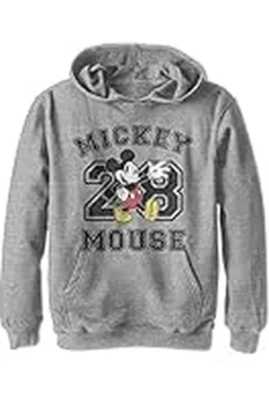 Disney Mickey Classic - Mickey Mouse Collegiate Hoodie, Sudadera con Capucha Niños, , 7/8