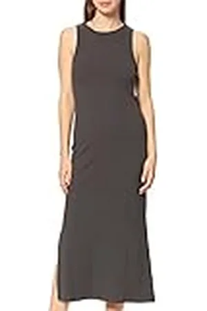 Hurley W Side Slit Rib Maxi Dress