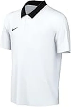 Nike Unisex Niños Polo Shirt Y Nk Df Park20 Polo Ss, White y Black, CW6935-100, M