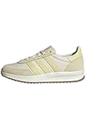 adidas Run 70S 2.0 Shoes, Zapatos Mujer, Wonder White/Powder Yellow/Warm Vanilla, 36 EU
