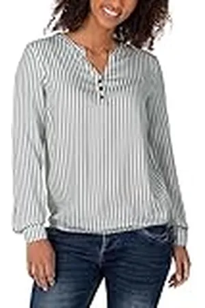 Timezone Henley-Blusa, , XL para Mujer