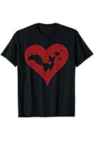LOONEY TUNES Logotipo de corazón de amor de Pepe Le Pew Camiseta