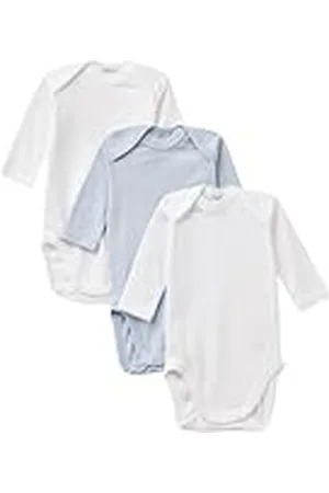 Benetton Set 3 Body 3gi70b089 Pelele para bebé y niño, Color Blanco, 18 Meses para Bebés