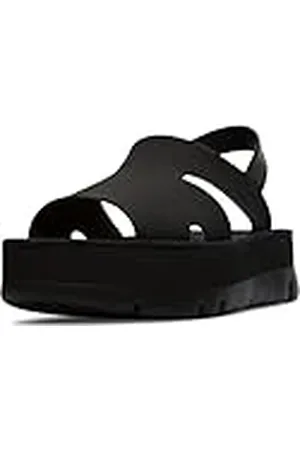 Camper Oruga Up-k200848, Sandalias con Cuña Mujer, Negro, 42 EU