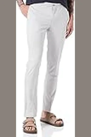 Hackett Tencel Chino Pantalones, Pizarra, 44W/30L para Hombre