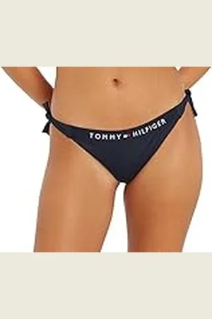 Tommy Hilfiger Mujer Parte Inferior de Bikini Anudable en el Lateral Side Tie Cheeky Bikini Deportivo, , M