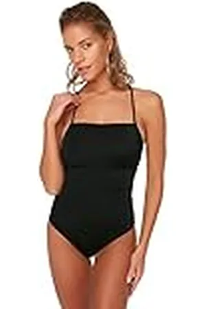 Trendyol Ridge Cross Bossy-Bañador Traje de baño de una Pieza, , 42 para Mujer
