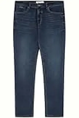 Springfield SPRINGFILED, Hombre, Jeans Slim Oscuro Lavado, Blues, 32