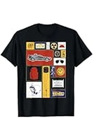 Back To The Future 35th Aniversary Icon Panels Camiseta