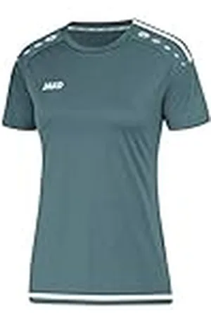 Jako Striker 2.0 KA Camiseta, Mujer, Gris Piedra/Blanco, 38