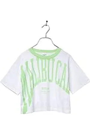 Replay Camiseta de algodón de manga corta para niña, blanca (White 001), 4 años