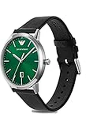Emporio Armani Reloj Analógico para Hombres de Cuarzo con Correa en Cuero AR11509